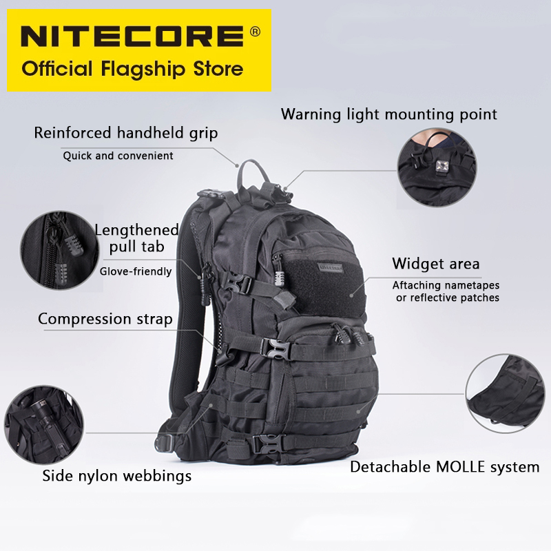 NITECORE BP20 20L mochila de v - Rucksack Military Style reseña y precio