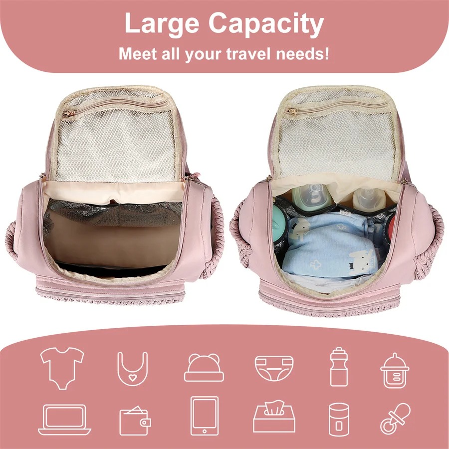 Mochila de gran capacidad para - Backpack Diaper Bag reseña y precio