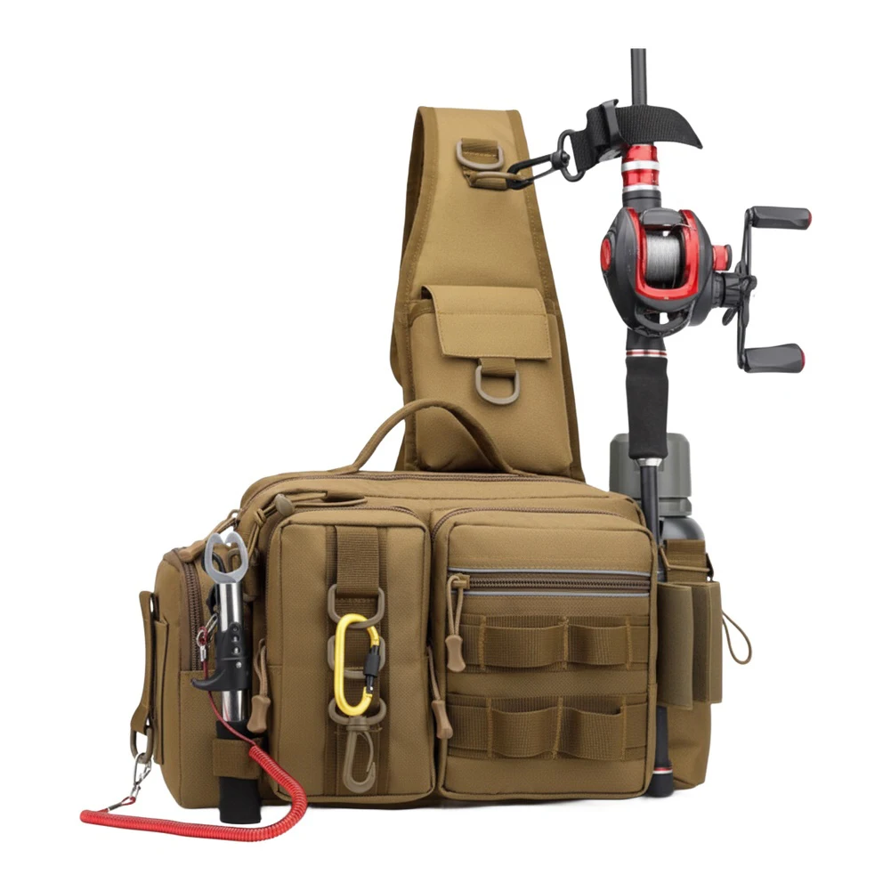 Mochila de pesca con soporte p - Hiking Backpack Waterproof reseña y precio