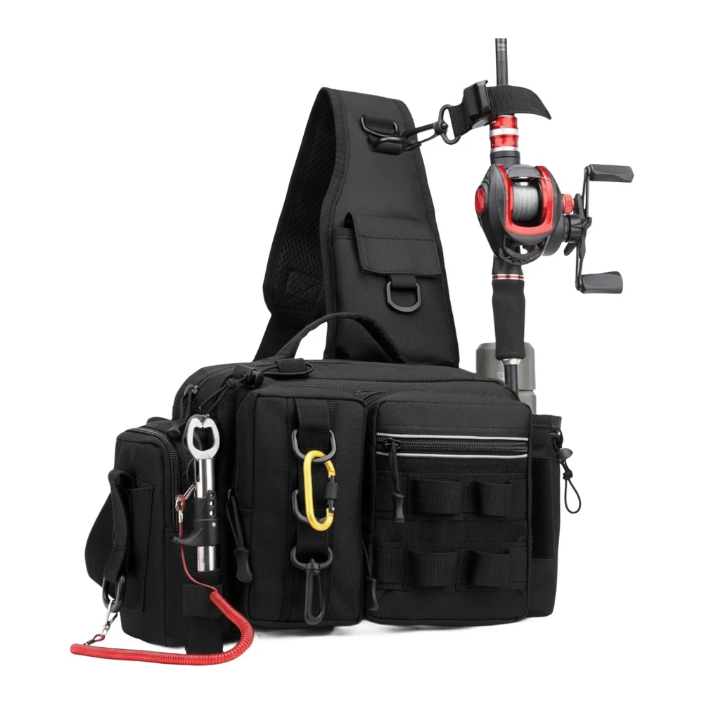 Mochila de pesca con soporte p - Hiking Backpack Waterproof reseña y precio