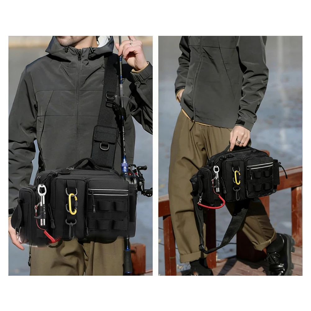 Mochila de pesca con soporte p - Hiking Backpack Waterproof reseña y precio