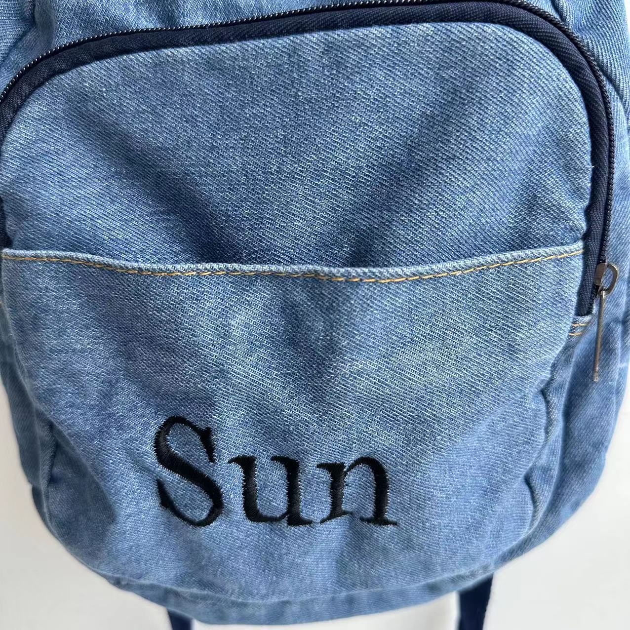 Mochila de mezclilla para niña - Canvas Backpack Casual reseña y precio