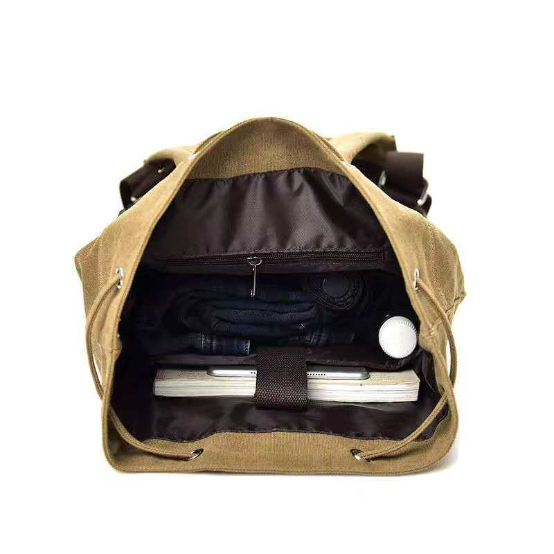 2026 Mochila de lona con corre - Canvas Backpack Casual reseña y precio