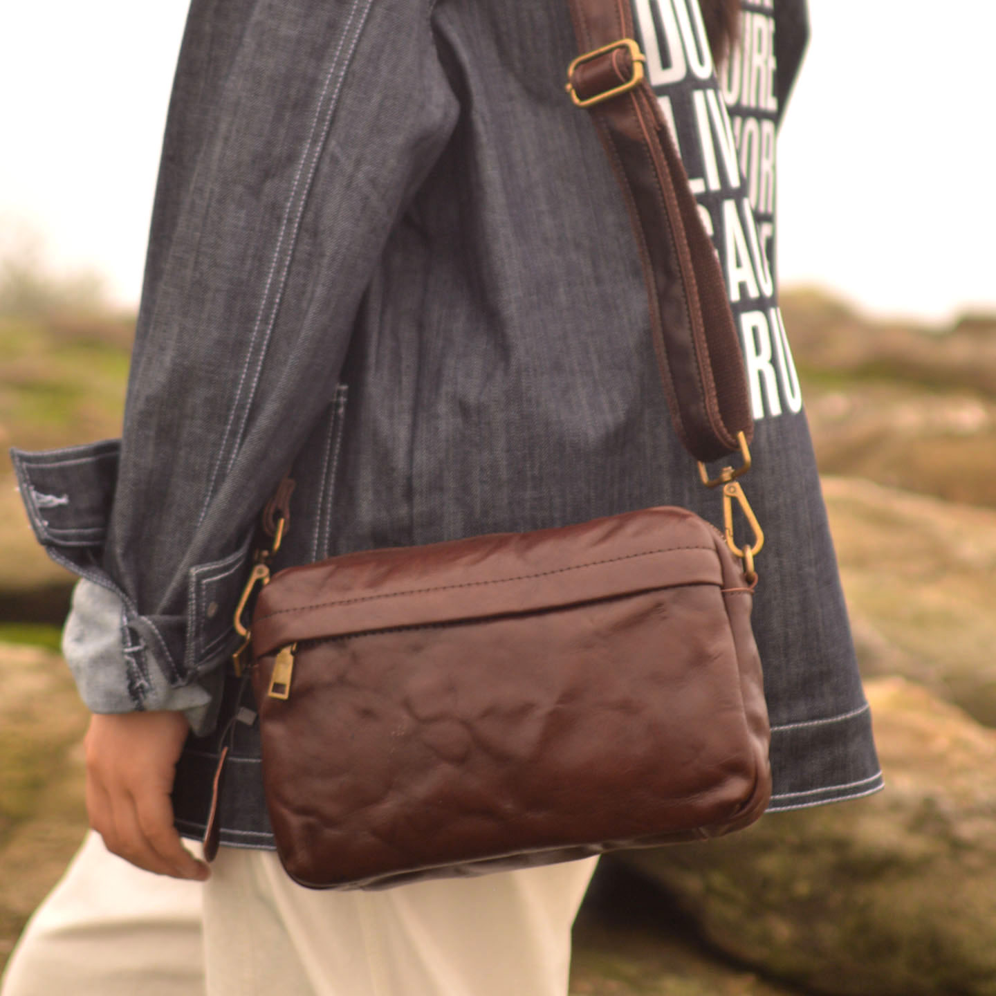 AETOO Bolso cruzado vintage de - Leather Backpack Vintage reseña y precio