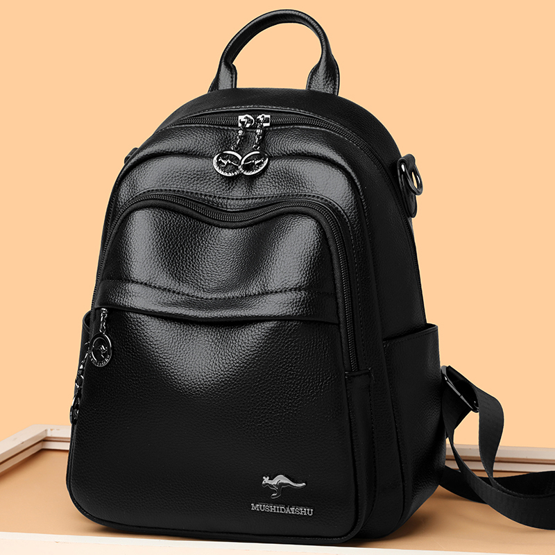 Mochila Impermeable de Cuero P - Travel Backpack Anti Theft reseña y precio