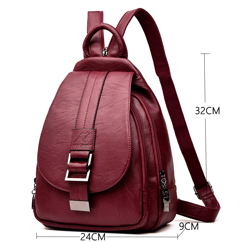 Mochila De cuero de diseño par - School Backpack Teen reseña y precio