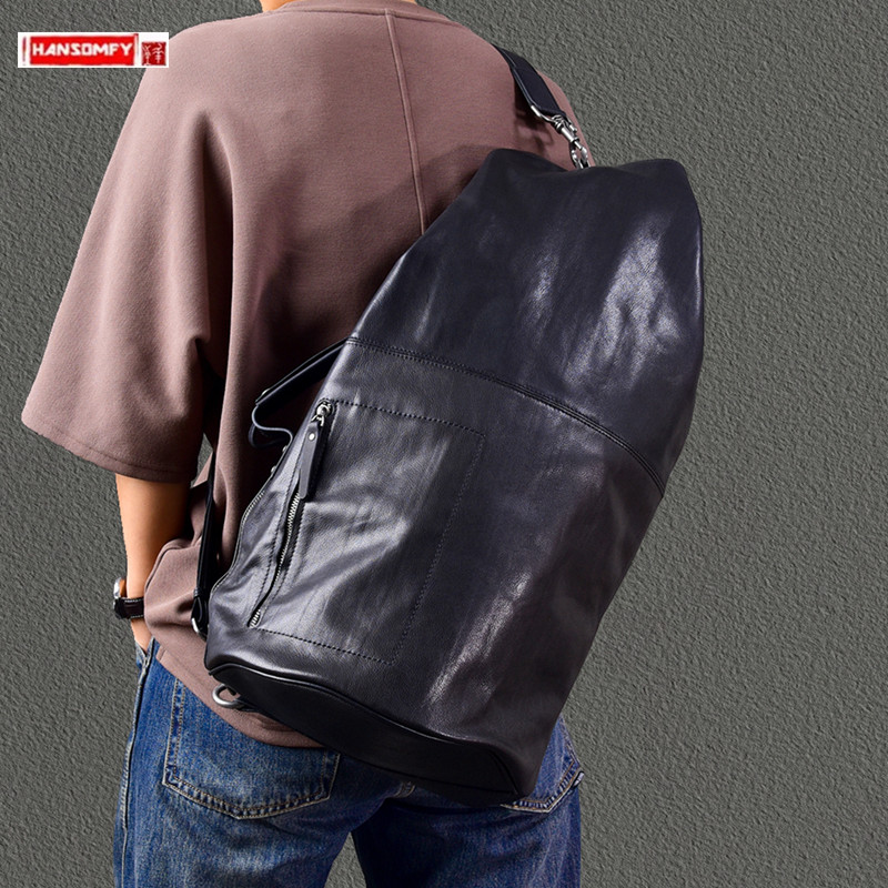 2025 nuevos bolsos de cuero ge - Leather Backpack Vintage reseña y precio