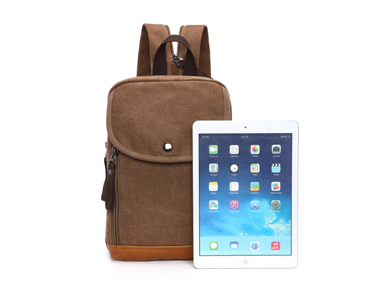 Mini mochila de lona para homb - Sling Backpack Shoulder reseña y precio