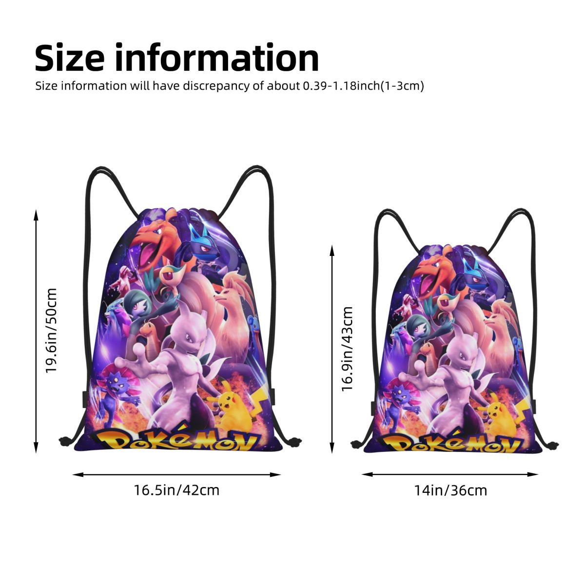 Lindo dibujo animado Manga Pok - Drawstring Gym Bag reseña y precio