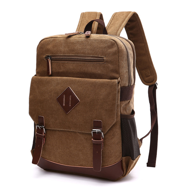 Mochila grande de lona Vintage - Laptop Backpack 15.6 reseña y precio