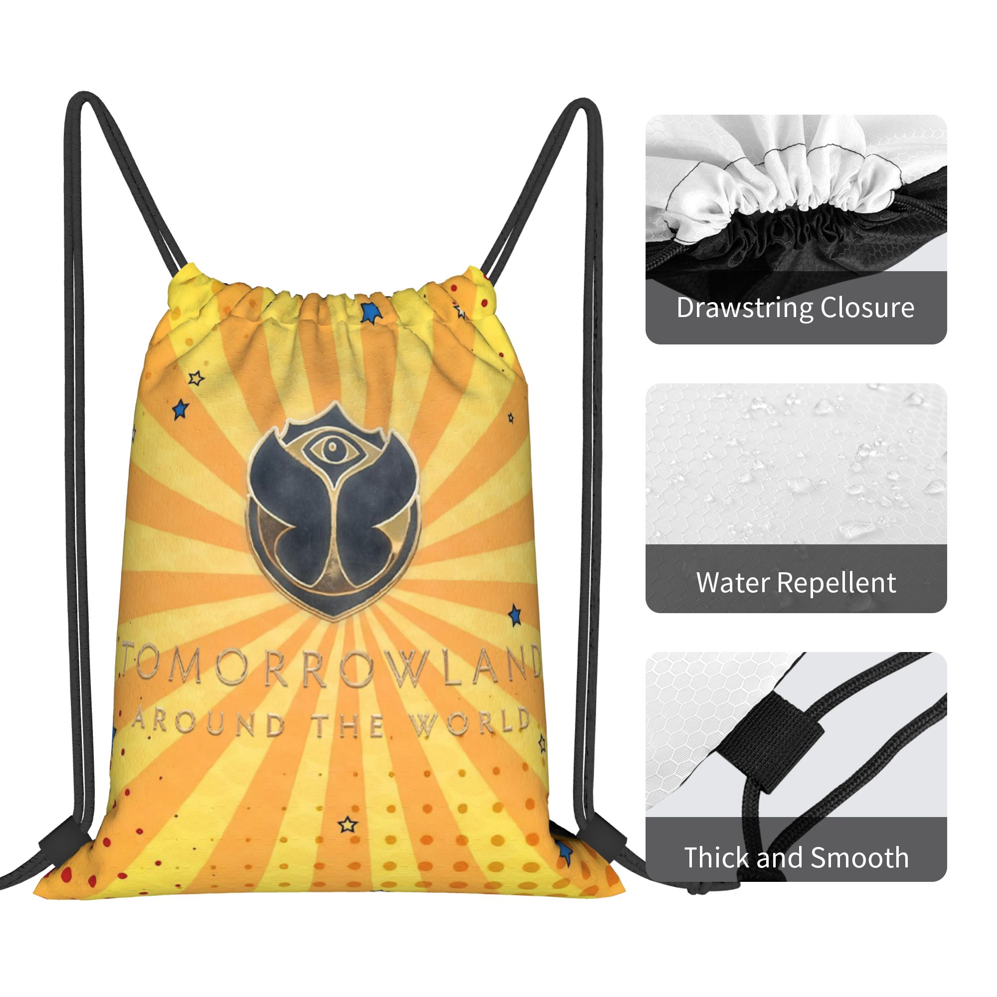 Bolsas con cordón para música  - Drawstring Gym Bag reseña y precio