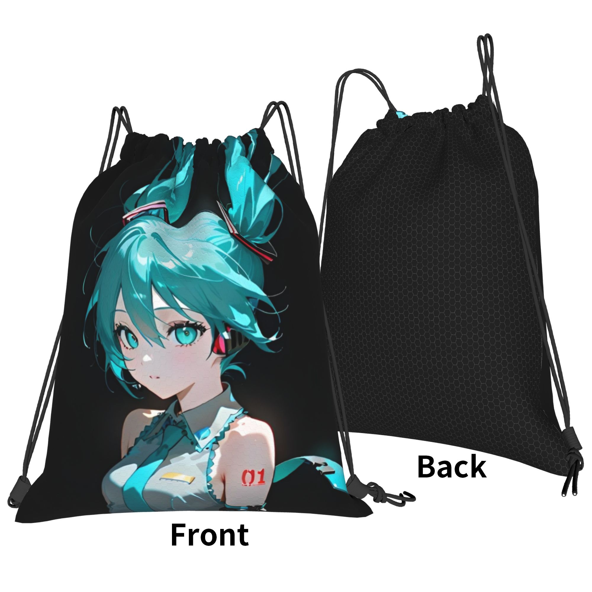 H-Hatsunes Mikus Bag Mochila c - Drawstring Gym Bag reseña y precio