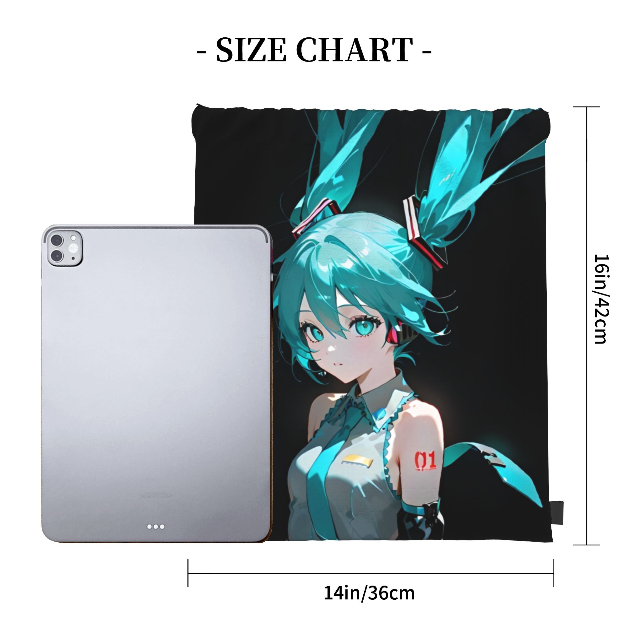 H-Hatsunes Mikus Bag Mochila c - Drawstring Gym Bag reseña y precio